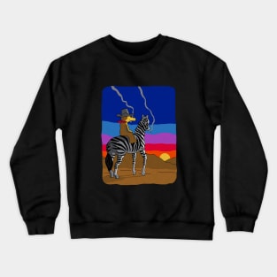 Riding a Real Horse Crewneck Sweatshirt